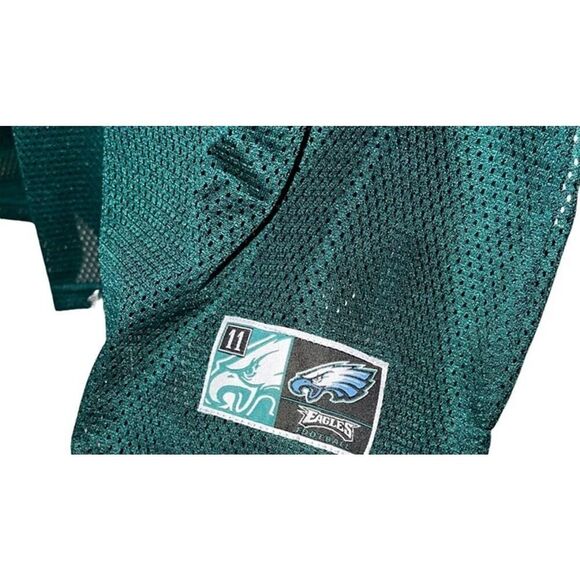 NWT Majestic NFL Philadelphia Eagles Jersey Womens Green Size 1X 11 Carson Wentz - Picture 5 of 6
